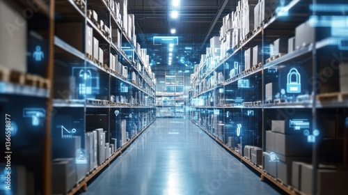 Wallpaper Mural An AI powered system enhancing supply chain forecasting by analyzing sales data, AI-assisted demand prediction, and real-time inventory updates for more accurate supply chain management Torontodigital.ca