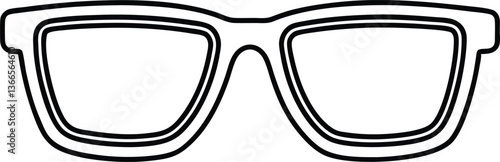 sunglass line art drawing, sunglass coloring book page