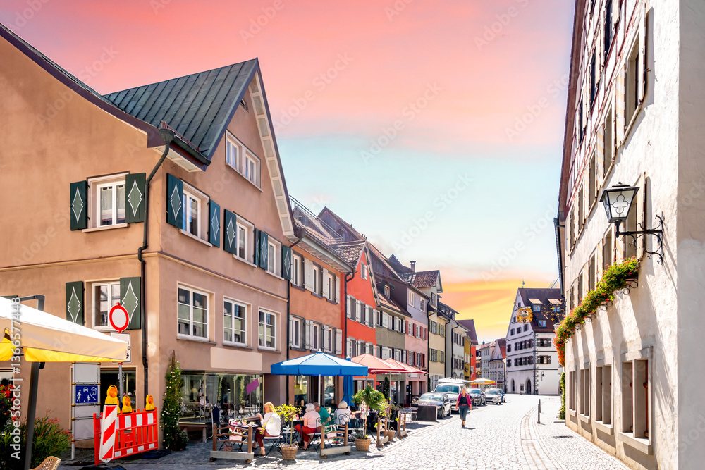 Obraz premium Altstadt, Wangen im Allgaeu, Germany