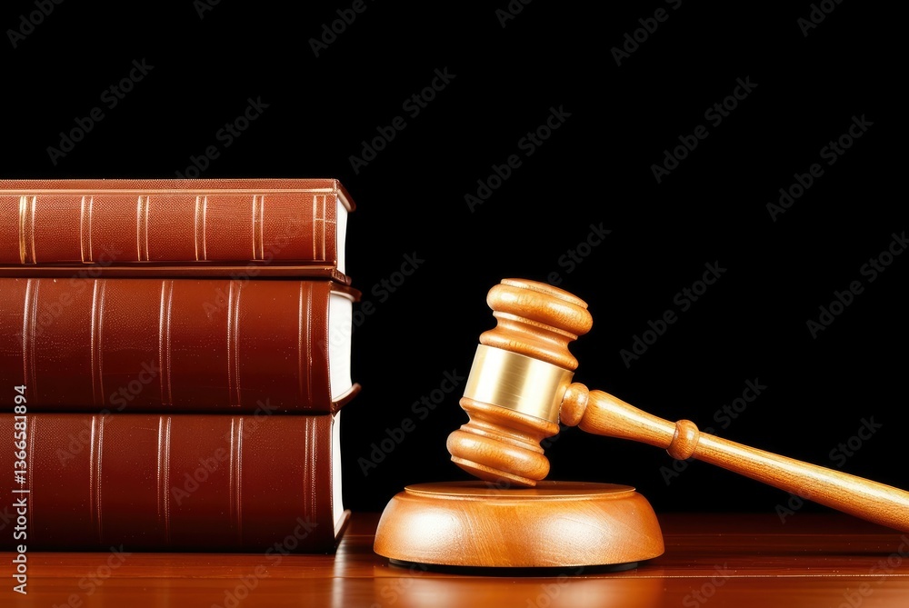 Legal Gavel Law Books on Wooden Surface Against Black Background A perfect image for legal justice law concepts Legal Gavel Law Books on Wooden Surface Against Black Background A perfect image for legal justice law concepts