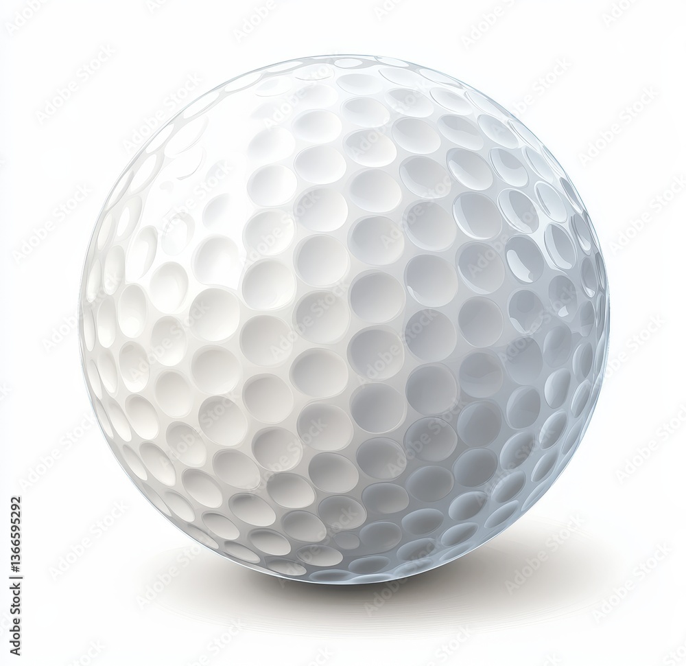 Golf ball on white background (1) Golf ball on white background (1)