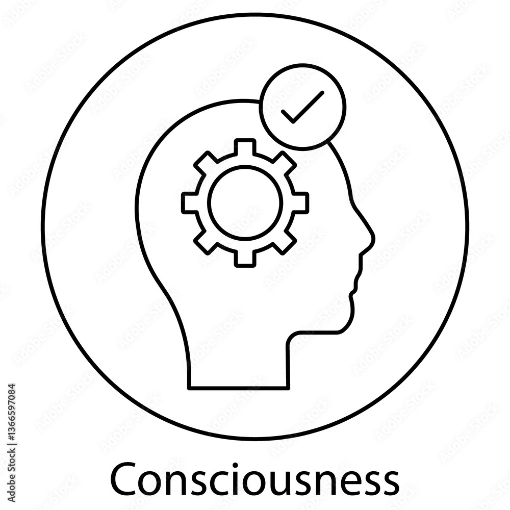 Consciousness Icon, Exploring the Depths of Consciousness, The Science and Mystery of Consciousness Consciousness Icon, Exploring the Depths of Consciousness, The Science and Mystery of Consciousness