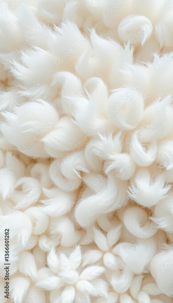 Close-up of luxuriously soft, white fluffy wool fabric texture, background, knitting, plush Close-up of luxuriously soft, white fluffy wool fabric texture, background, knitting, plush