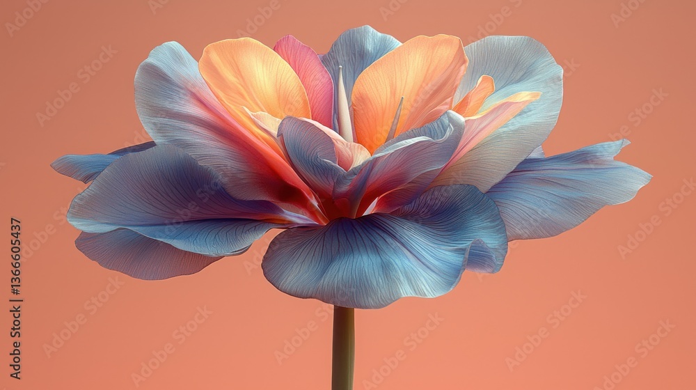 Obraz premium Vibrant flower close-up