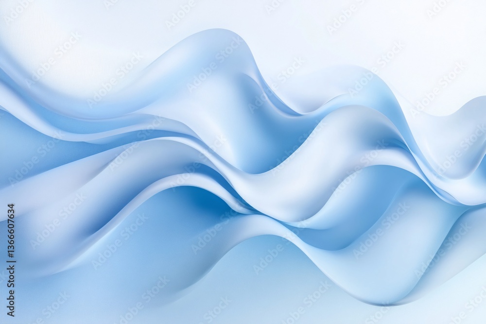 Futuristic Light Blue and White Abstract Waves Creating a Minimalist Aesthetic Futuristic Light Blue and White Abstract Waves Creating a Minimalist Aesthetic
