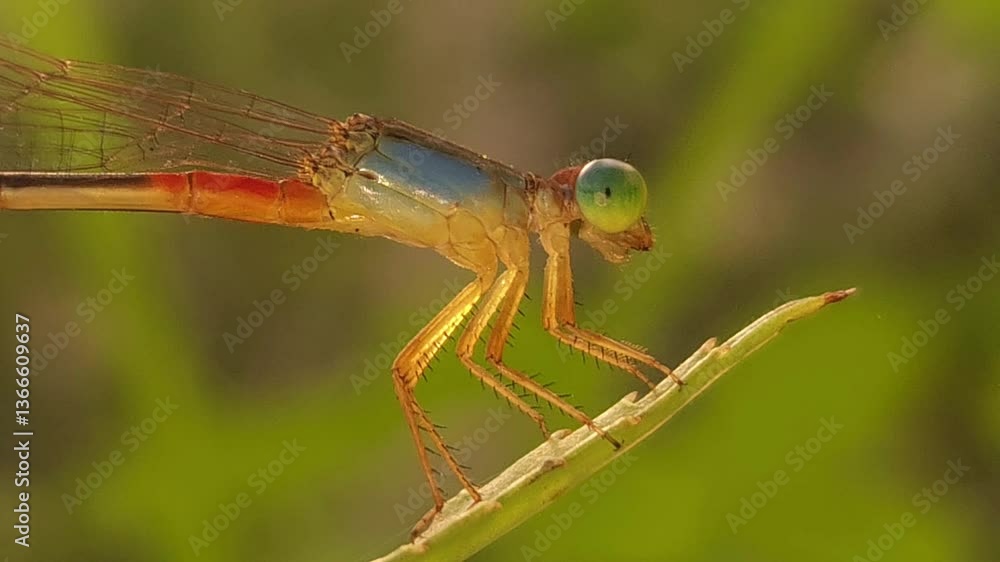 Beautiful Insect on the leaf, Cinematic nature close-up, micro animal nature shot, realistic nature, tiny life insect, peaceful scene. Beautiful Insect on the leaf, Cinematic nature close-up, micro animal nature shot, realistic nature, tiny life insect, peaceful scene.