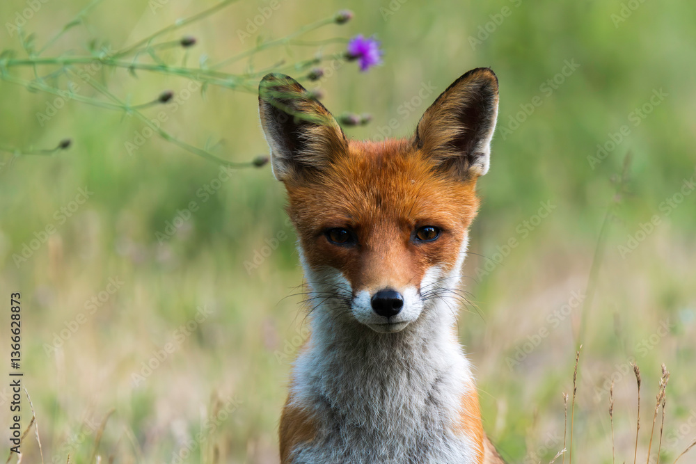 Portrait eines weiblichen Fuchses