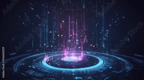 Wallpaper Mural An AI powered system optimizing human resource management by analyzing employee data, AI-assisted performance tracking, and real-time skill development suggestions for better workforce management Torontodigital.ca