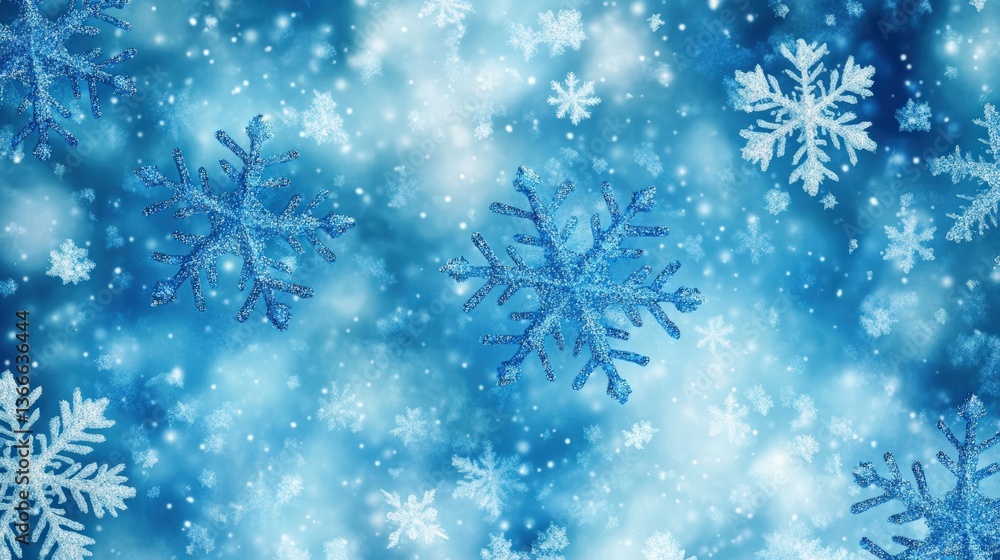Winter Wonderland Snowflake Background Winter Wonderland Snowflake Background