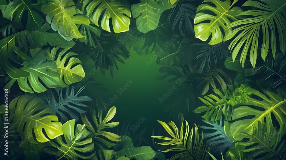 Exquisite Jungle Liana Frame: Tropical Ivy & Rainforest Vine Photo Exquisite Jungle Liana Frame: Tropical Ivy & Rainforest Vine Photo