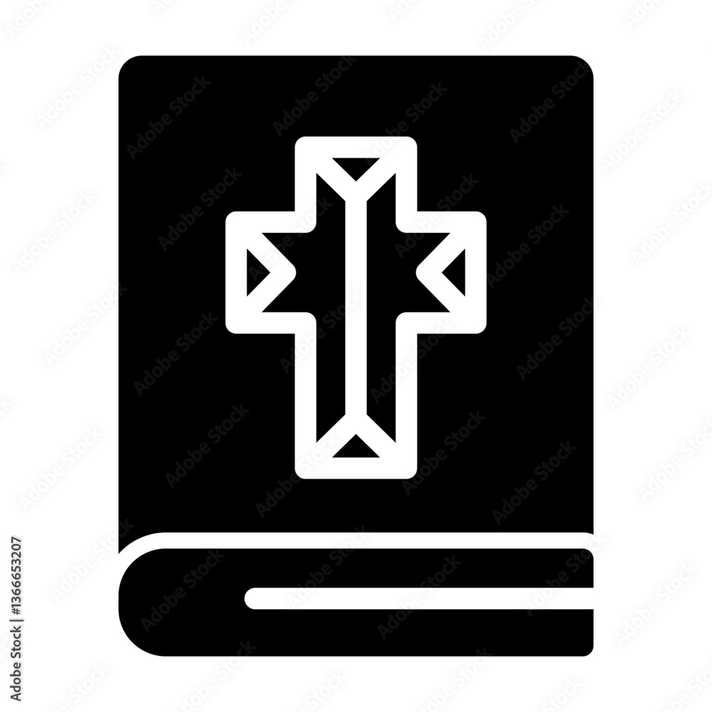 Obraz premium bible Solid icon