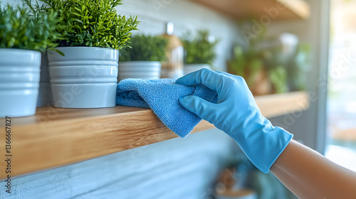 Wallpaper Mural A man wipes the dust Torontodigital.ca