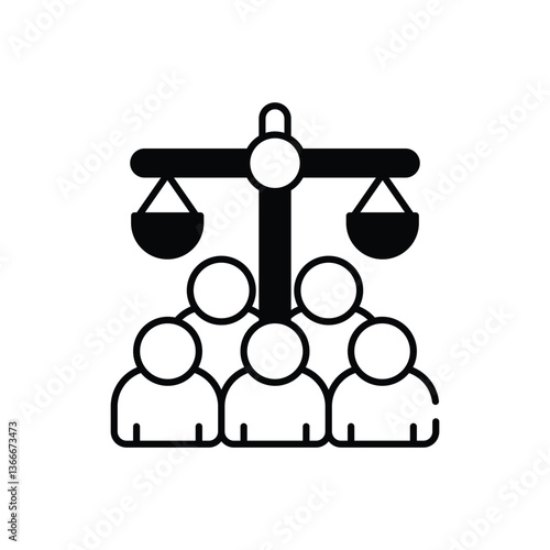 Social Justice Vector icon