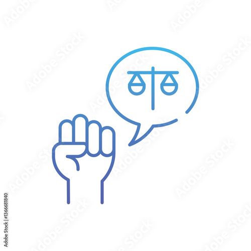 Activism  Vector icon