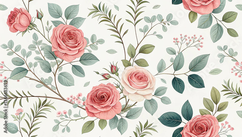 Wallpaper Mural floral printing patterns Torontodigital.ca