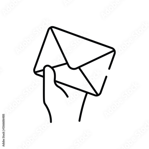 Declarations vector icon stock illustration