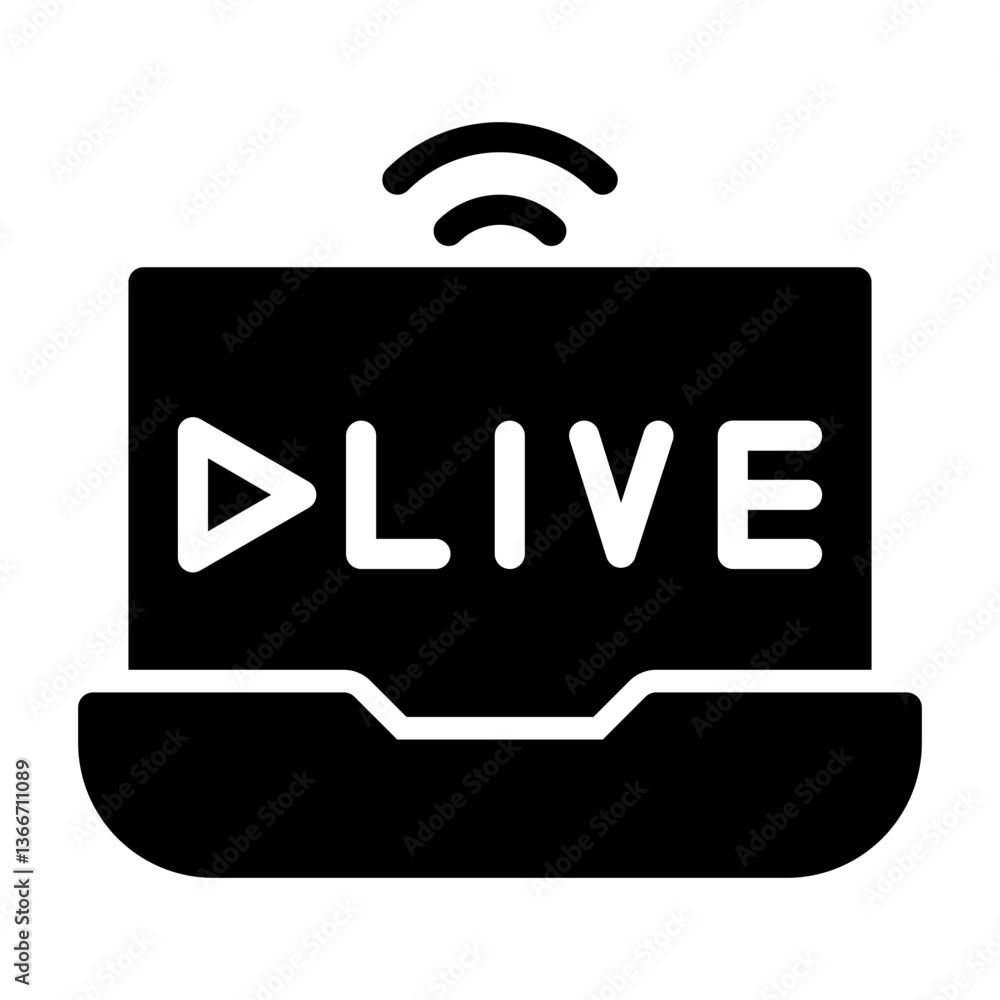 Fototapeta premium live Solid icon