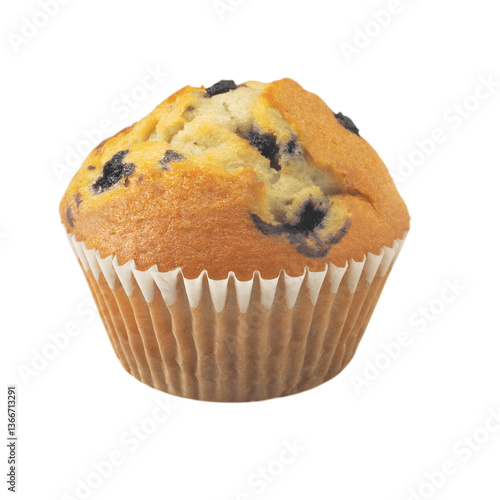 muffin isolated on white background