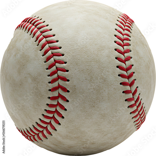 baseball ball isolated on white