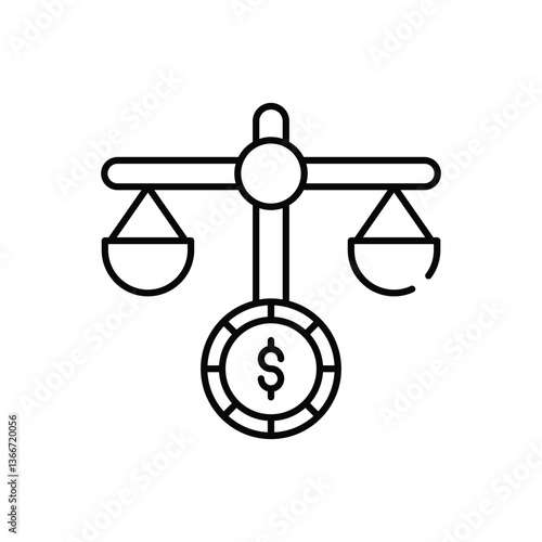 Equal Pay Vector icon