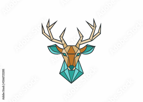 Cute Cartoon Reindeer in Christmas Sweater – Vector Illustration, Clipart & Line Art, ute Christmas reindeer in a festive sweater – vector illustration, perfect for digital products & prints.