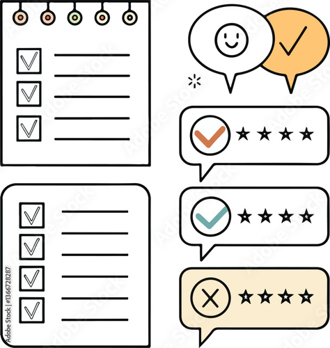  Text Elements Icons Set – Vector Symbol Template for Graphic & Web Design
