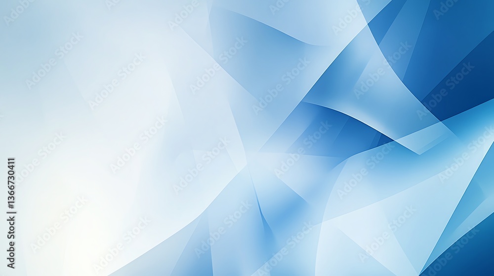 Abstract Blue and White Background with Geometric Shapes and Modern Design Abstract Blue and White Background with Geometric Shapes and Modern Design