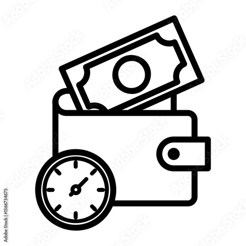 pay later Line Icon
