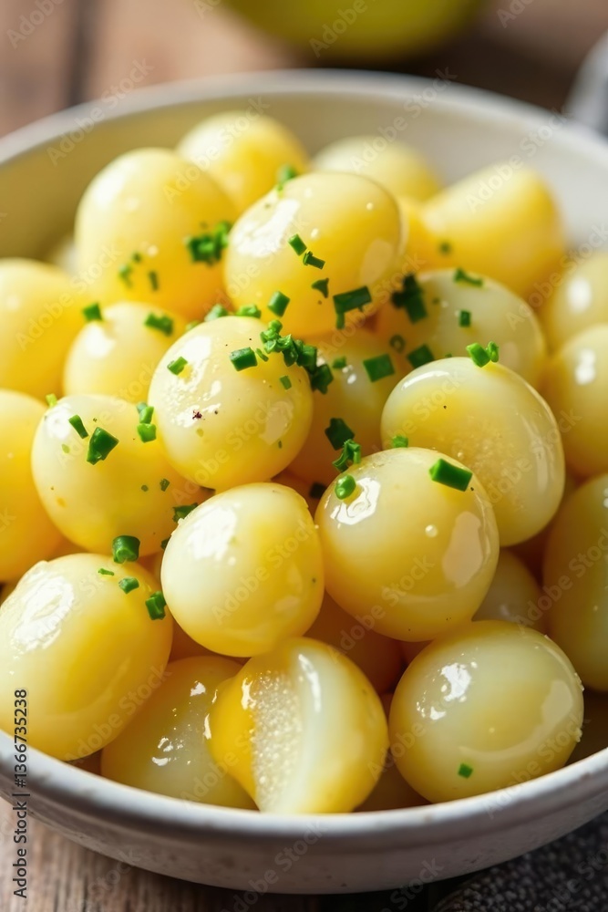 Delicate White Potatoes and Melted Butter Drizzle, white potatoes, rich, topping Delicate White Potatoes and Melted Butter Drizzle, white potatoes, rich, topping