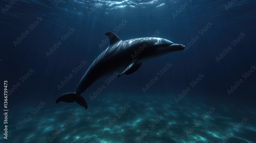 Dolphin in the Deep Sea Dolphin in the Deep Sea