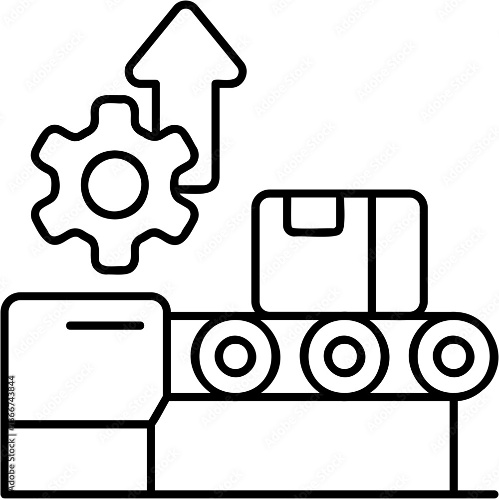 Production Efficiency Icon Production Efficiency Icon