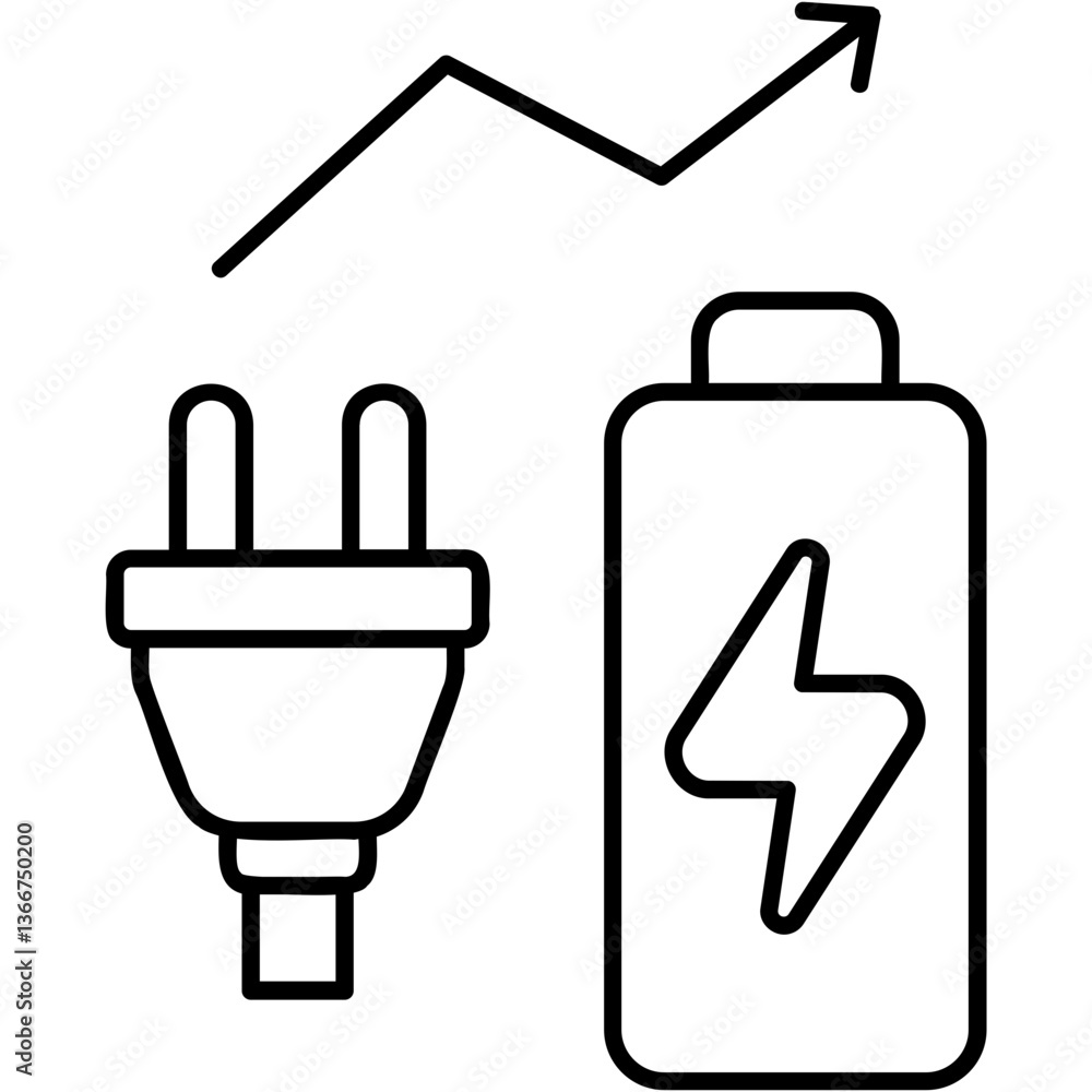 Obraz premium Energy Generation Icon