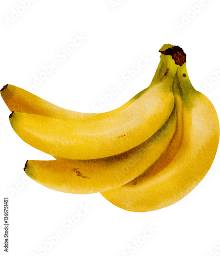 bunch of ripe yellow bananas with smooth texture and slight blemishes, showcasing their natural beauty and freshness
