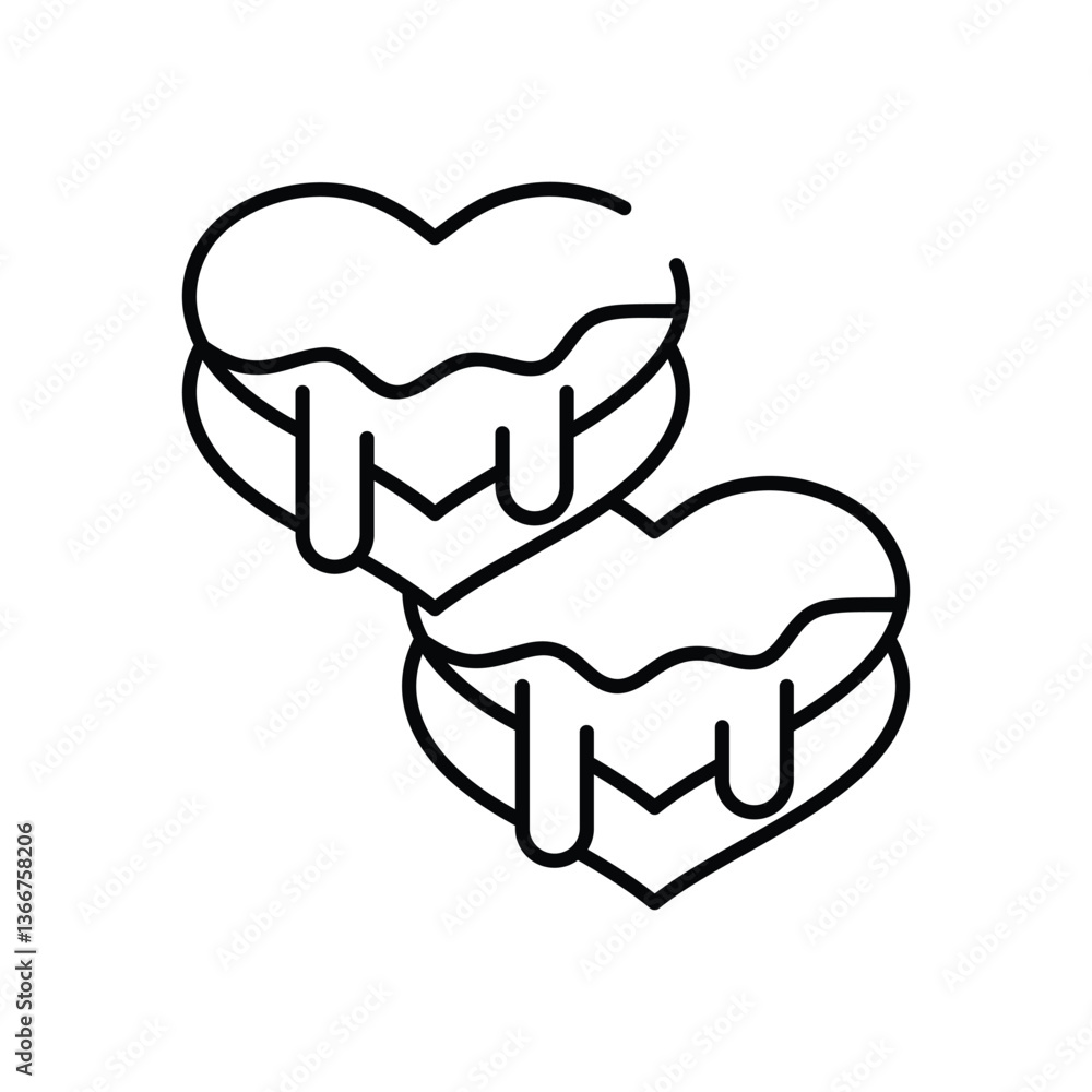 Chocolate vector icon stock illustration Chocolate vector icon stock illustration