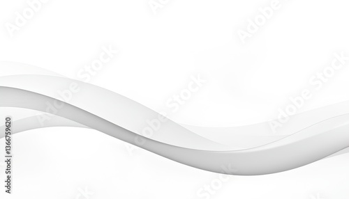 Wallpaper Mural Dynamic flowing waves abstract art minimalist design contemporary setting digital medium artistic view modern aesthetics Torontodigital.ca