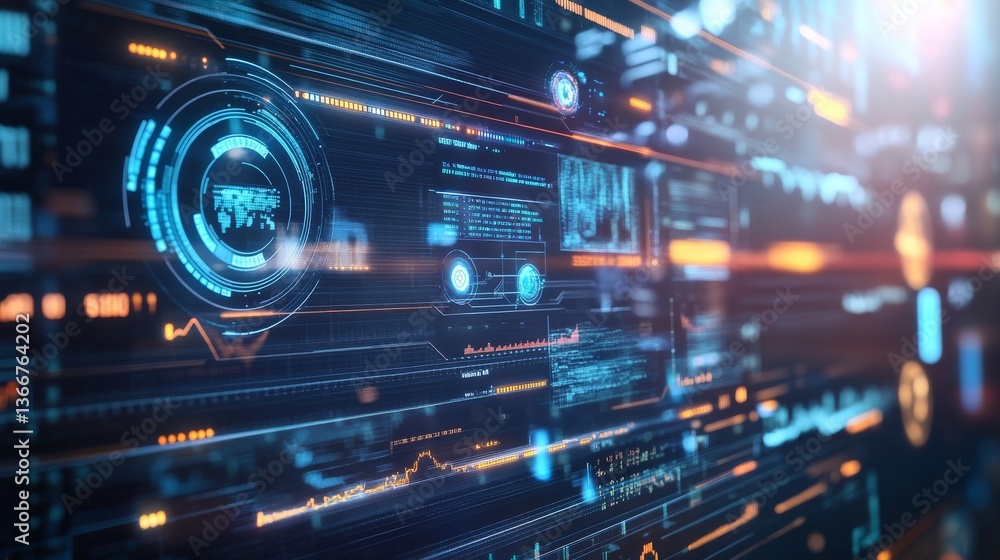 A digital asset manager designing AI powered cryptocurrency portfolio optimization solutions for institutional investors, futuristic finance center with live data, High-tech style A digital asset manager designing AI powered cryptocurrency portfolio optimization solutions for institutional investors, futuristic finance center with live data, High-tech style