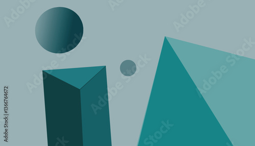 3D art geometric shape  