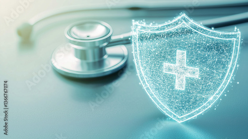 Health Shield and Stethosco...