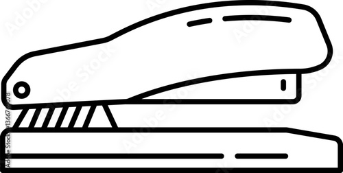 stapler Illustration on a white background.