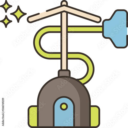 steamer Illustration on a white background.