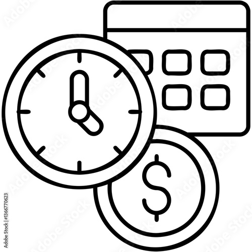 Time Budgeting Icon