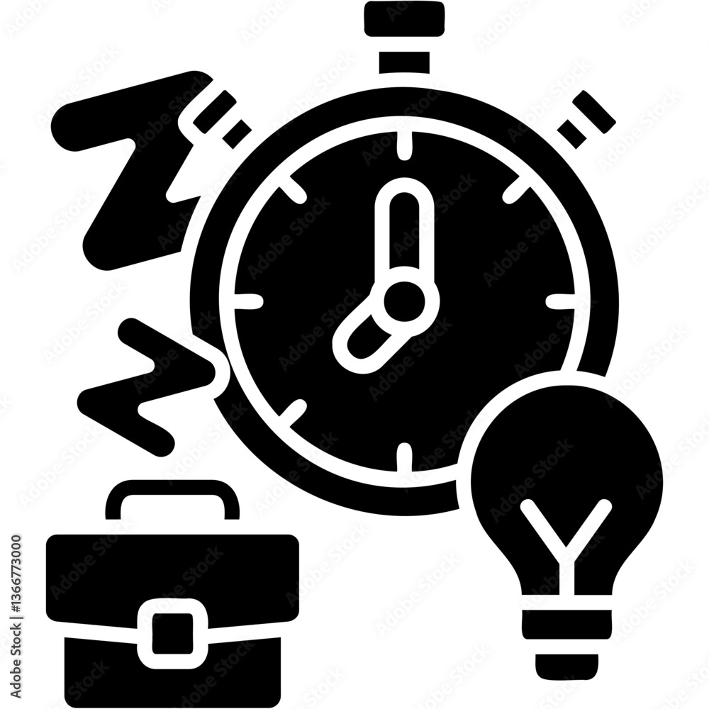 Time Awareness Icon Time Awareness Icon