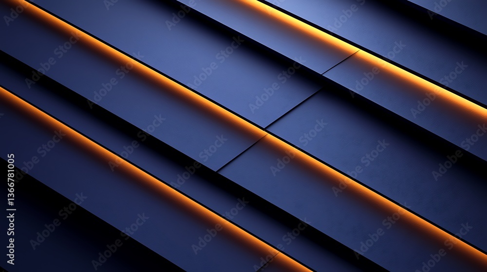 Obraz premium Abstract diagonal lines copper blue texture background