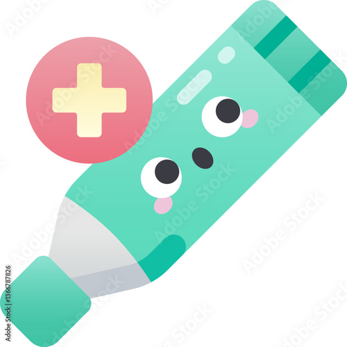 ointment Illustration on a white background.