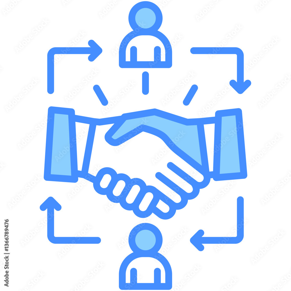 Partnership Handshake Icon Partnership Handshake Icon