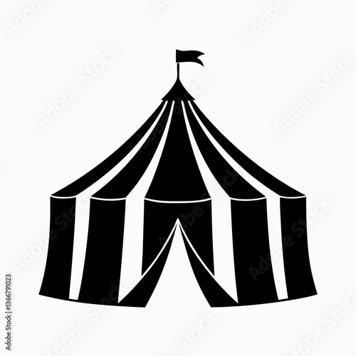  circus tent silhouette,  circus tent vector