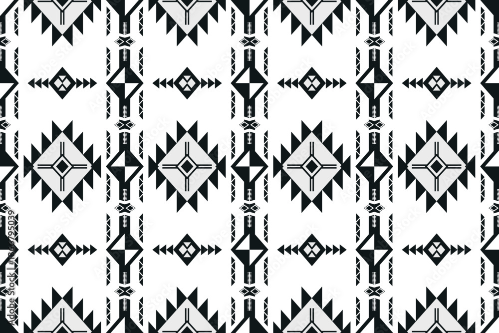 black and white seamless pattern, Native American Southwest,Geometric Ethnic pattern vector, Handcrafted Ethnic Ornament,Digital Print for Fabric and Wallpaper, ethnic pattern. black and white seamless pattern, Native American Southwest,Geometric Ethnic pattern vector, Handcrafted Ethnic Ornament,Digital Print for Fabric and Wallpaper, ethnic pattern.