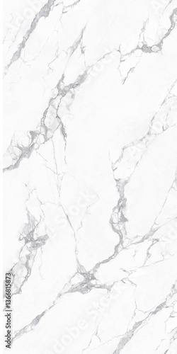Classic White Marble Slab Natural Pattern