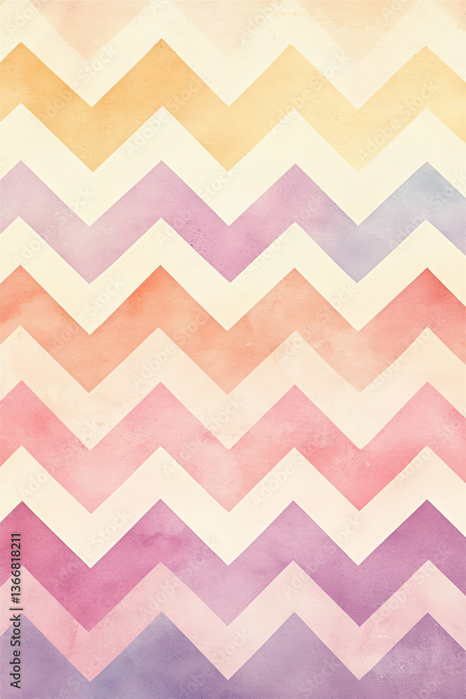 watercolor geometric chevron pattern watercolor geometric chevron pattern