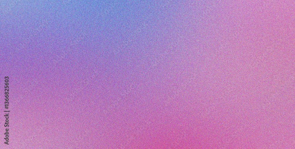 Fototapeta premium Purple Pink gradient background with texture overlay noise, effect, natural style
